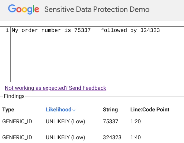 Figure 2: Sensitive Data Protection preserves data based on context