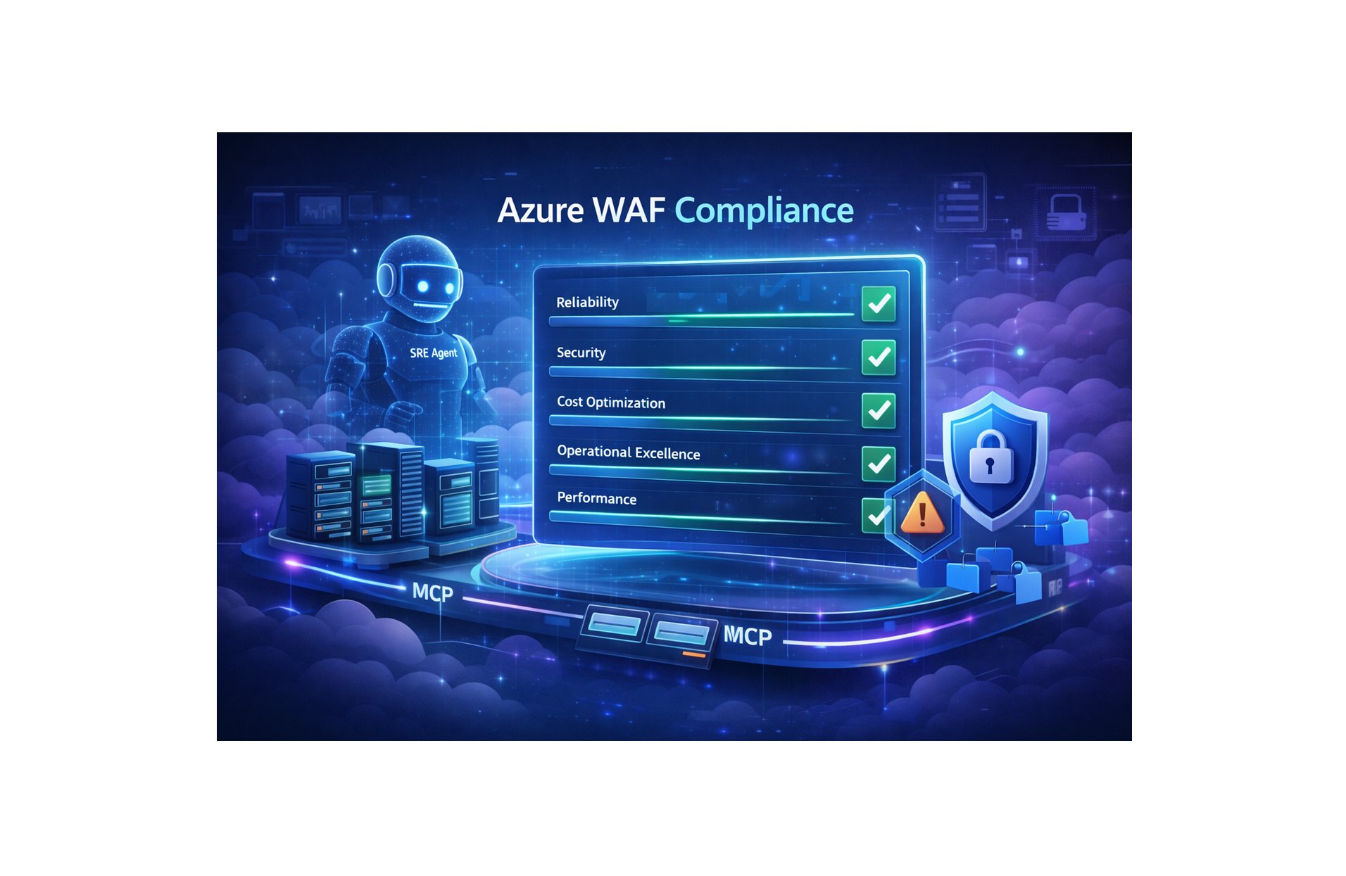 Conformidade com o Azure WAF via Agentes SRE movidos a MCP
