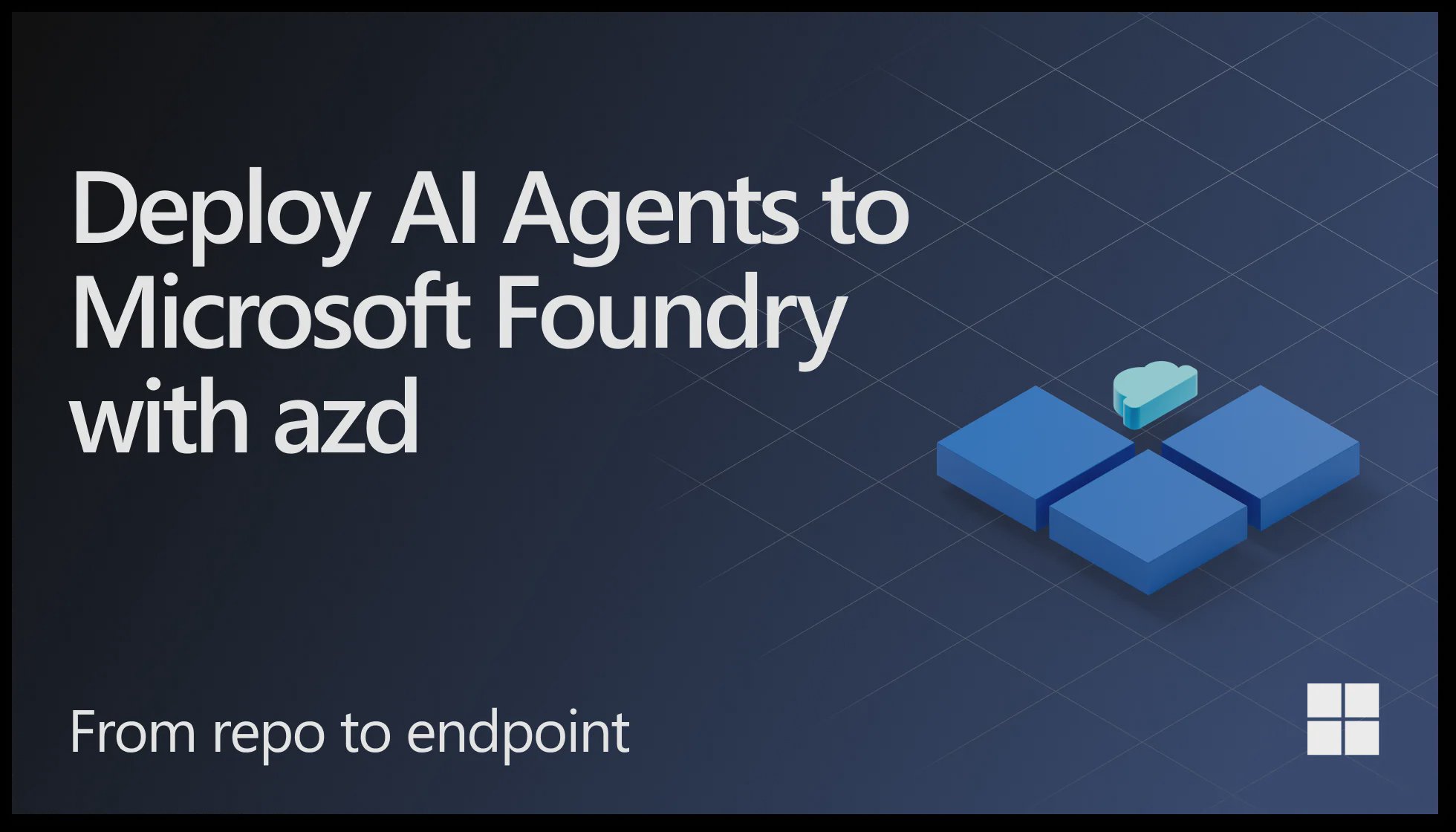 Do Código à Nuvem: Deploy de Agentes de IA no Microsoft Foundry com azd