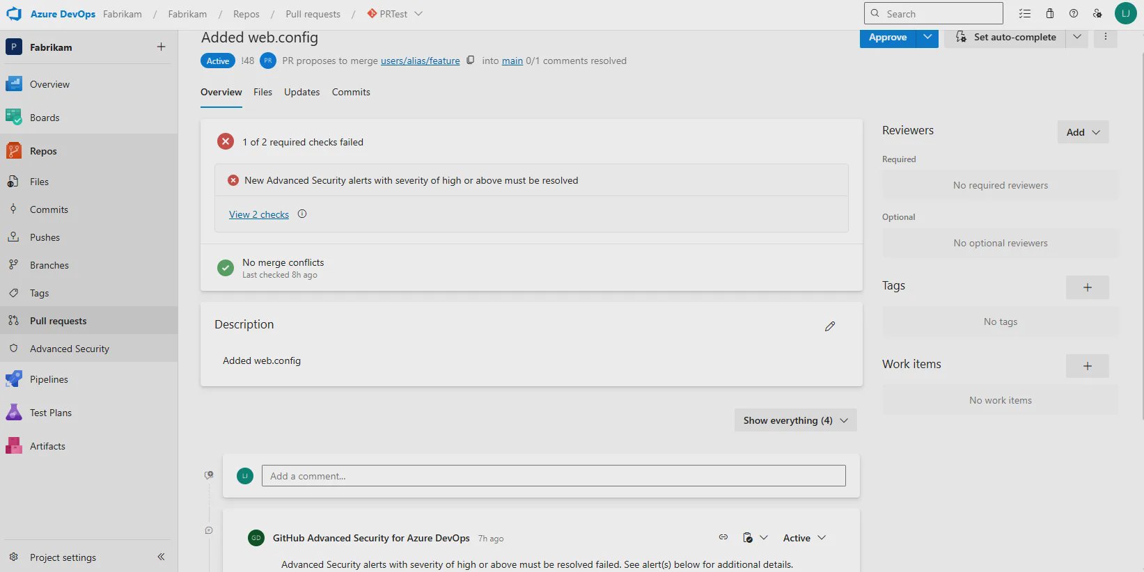 Atenção: Microsoft adia restrição de acesso de build identities ao Advanced Security